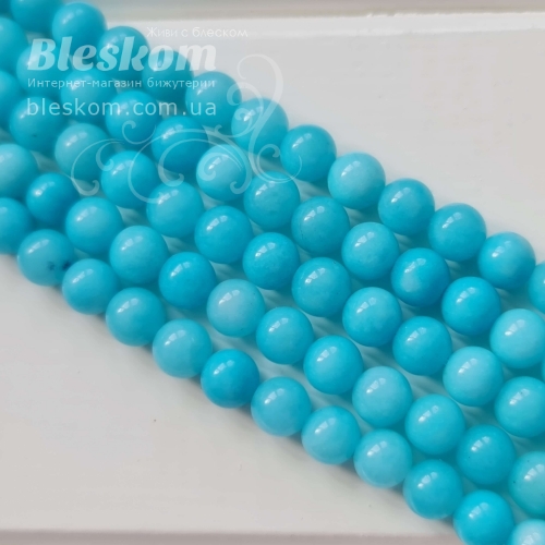 Кварц круглый натуральный (аквамарин) К5103